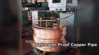 Marine Tinned Copper Pipe Saltwater Corrosion Proof